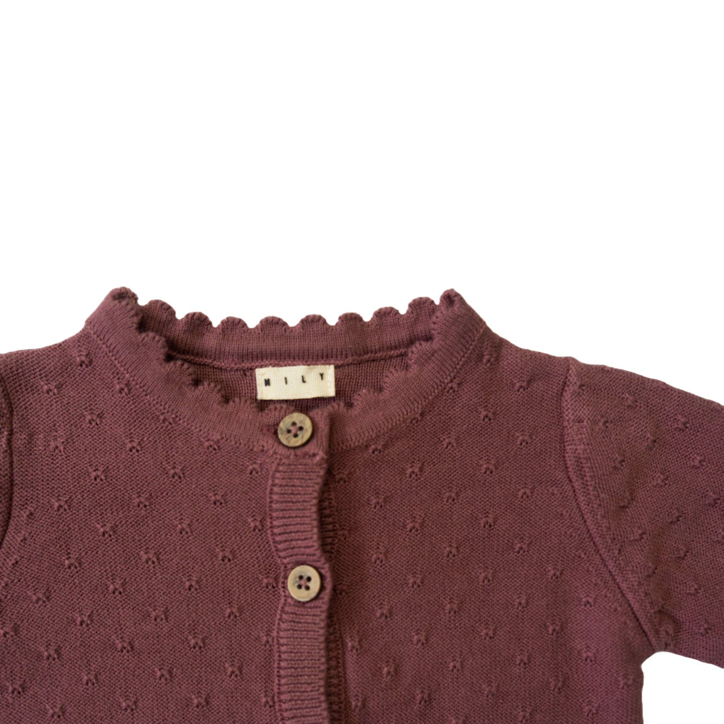 maroon shirt