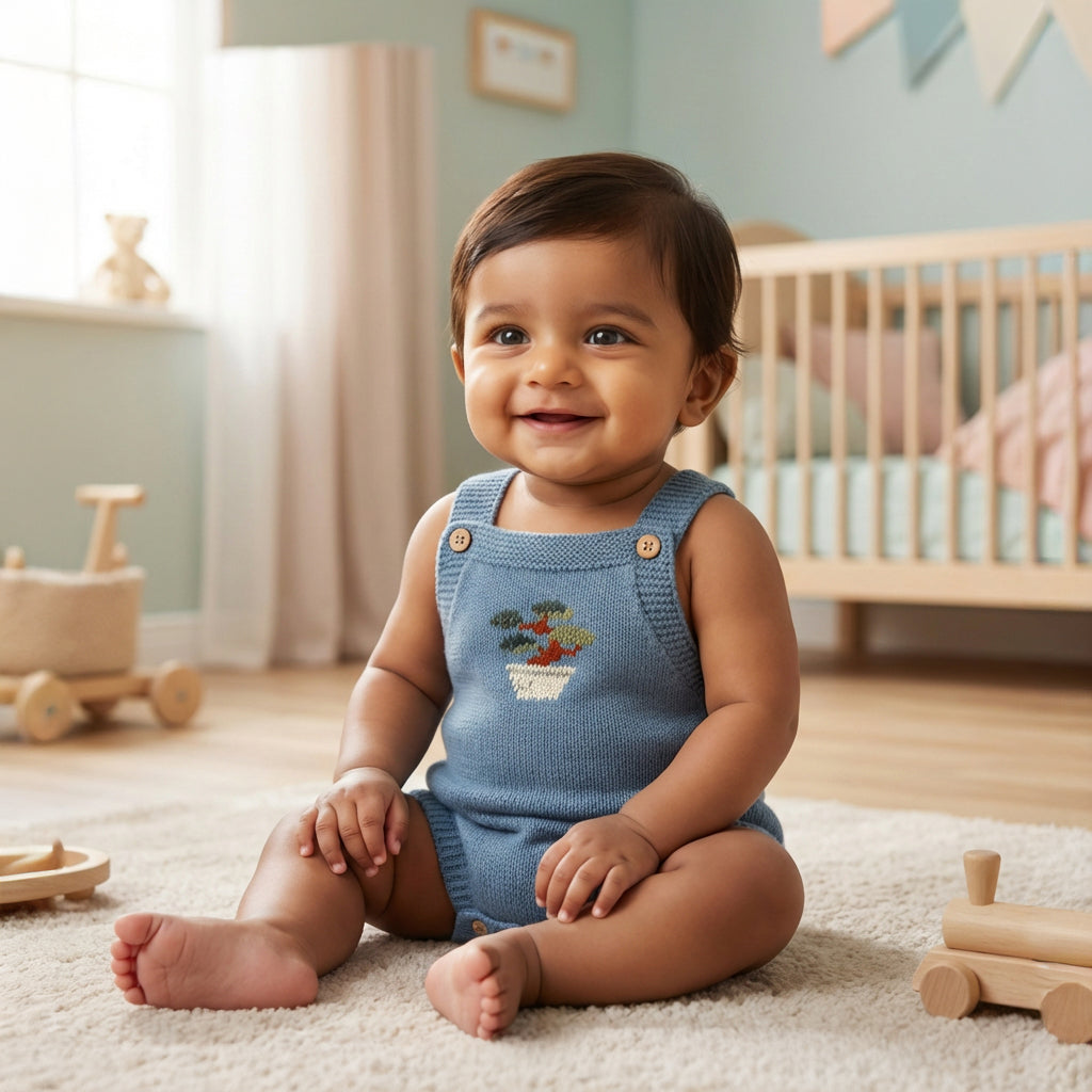 Little Bonsai Bloom Knit Bodysuit