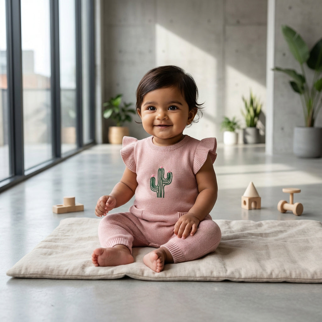 Desert Sprout Knit Jumpsuit