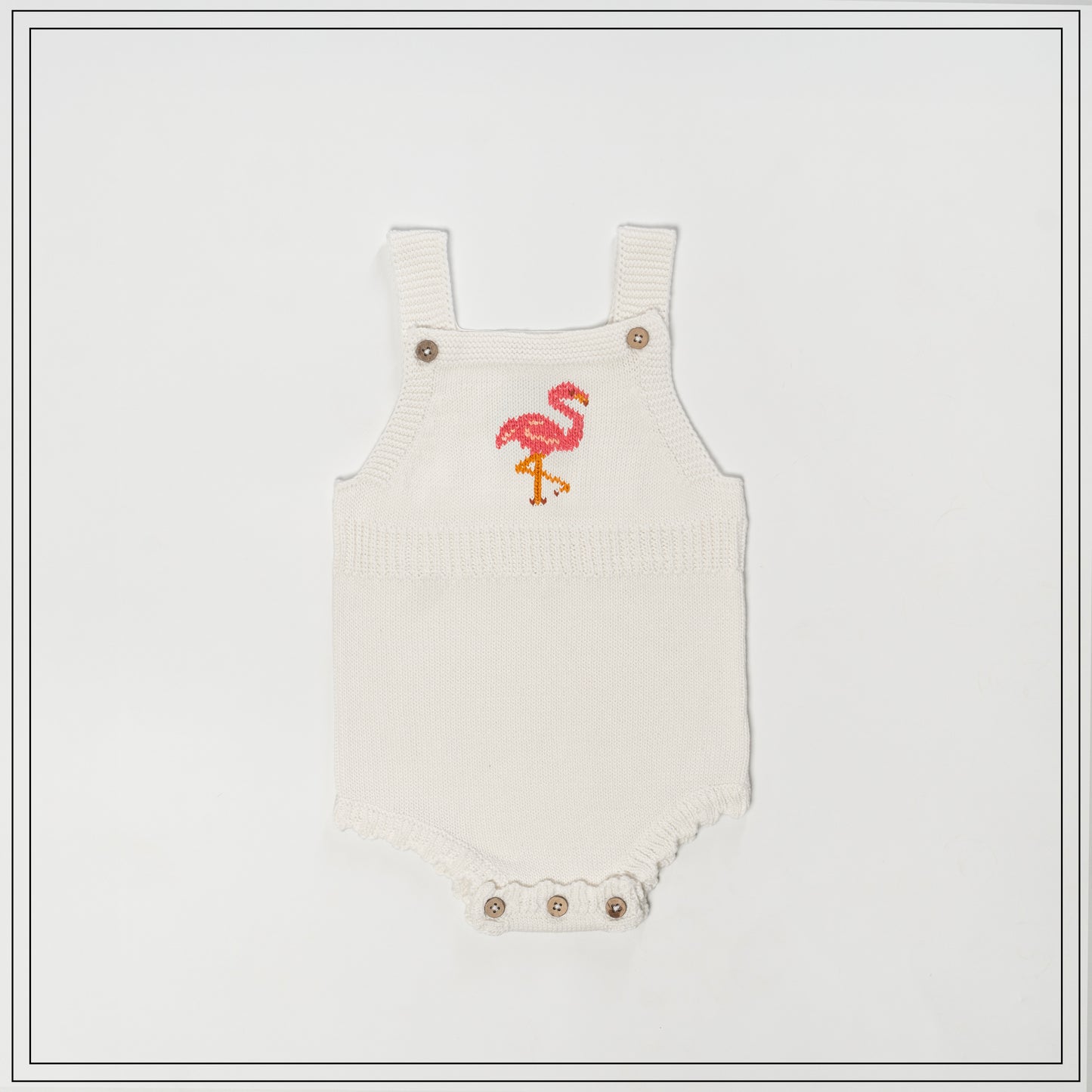 Flamingo Daydream Knit Romper