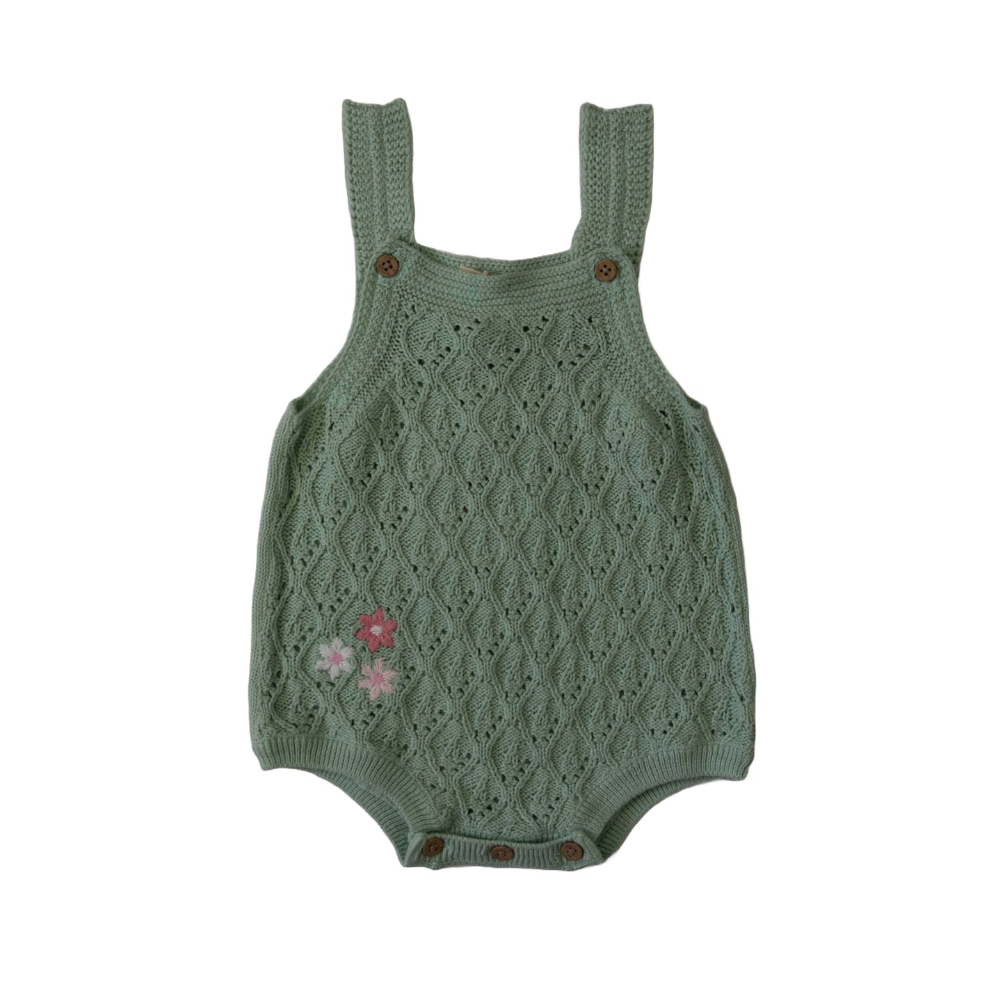 Grey flower onsies girls