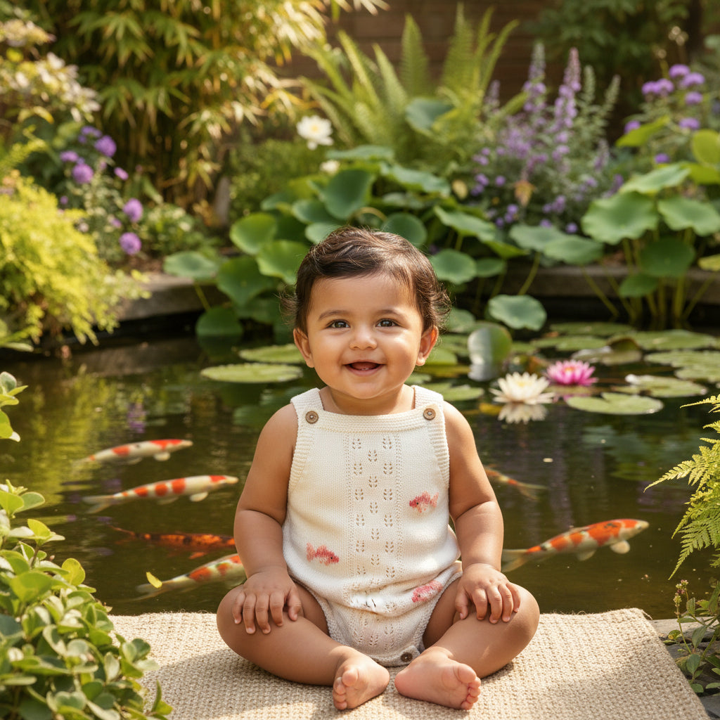 Little Reef knit Romper