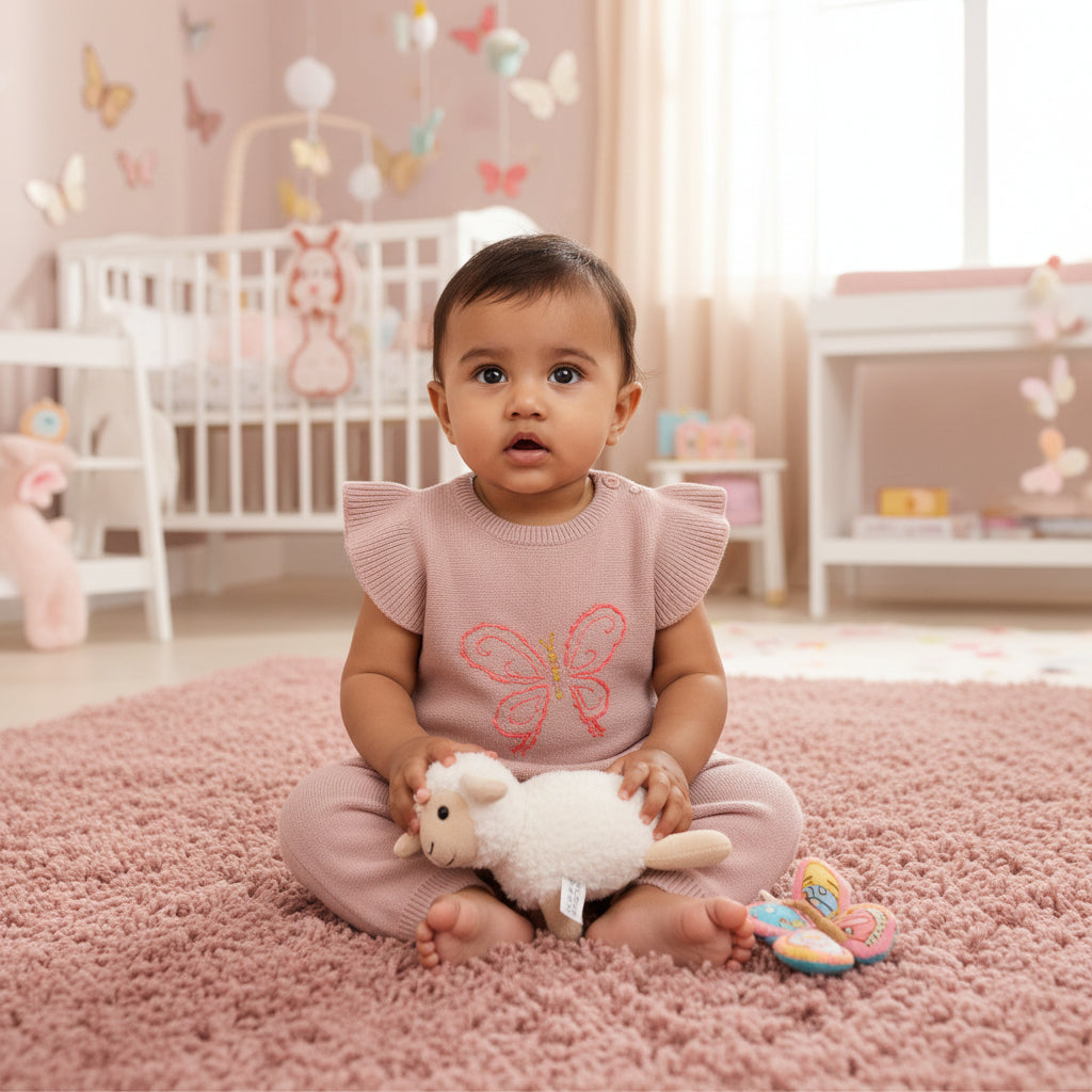 FlutterKiss Butterfly Knit Romper