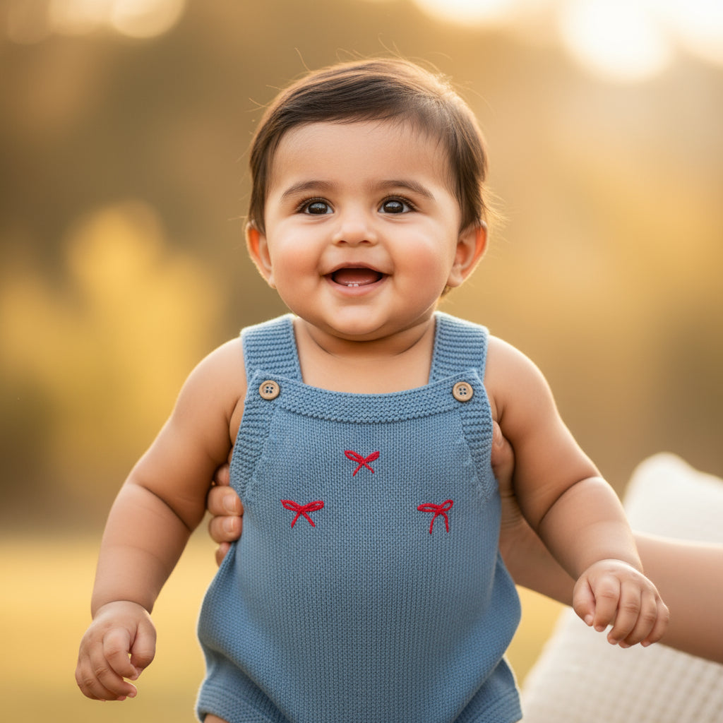 Tiny Ties knit Bodysuit